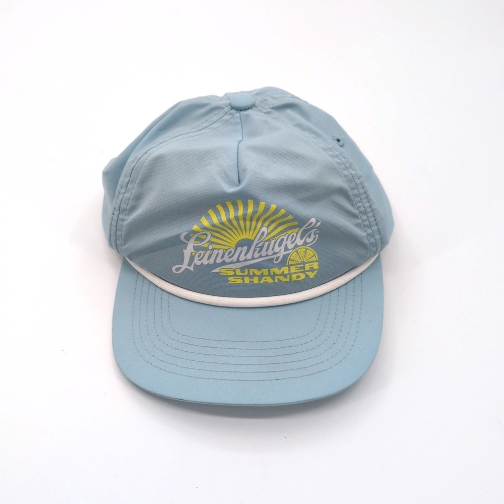 Leinenkugels Summer Shandy Hat Snapback Brist MFG Blue Beer Rope Cap Ripstop